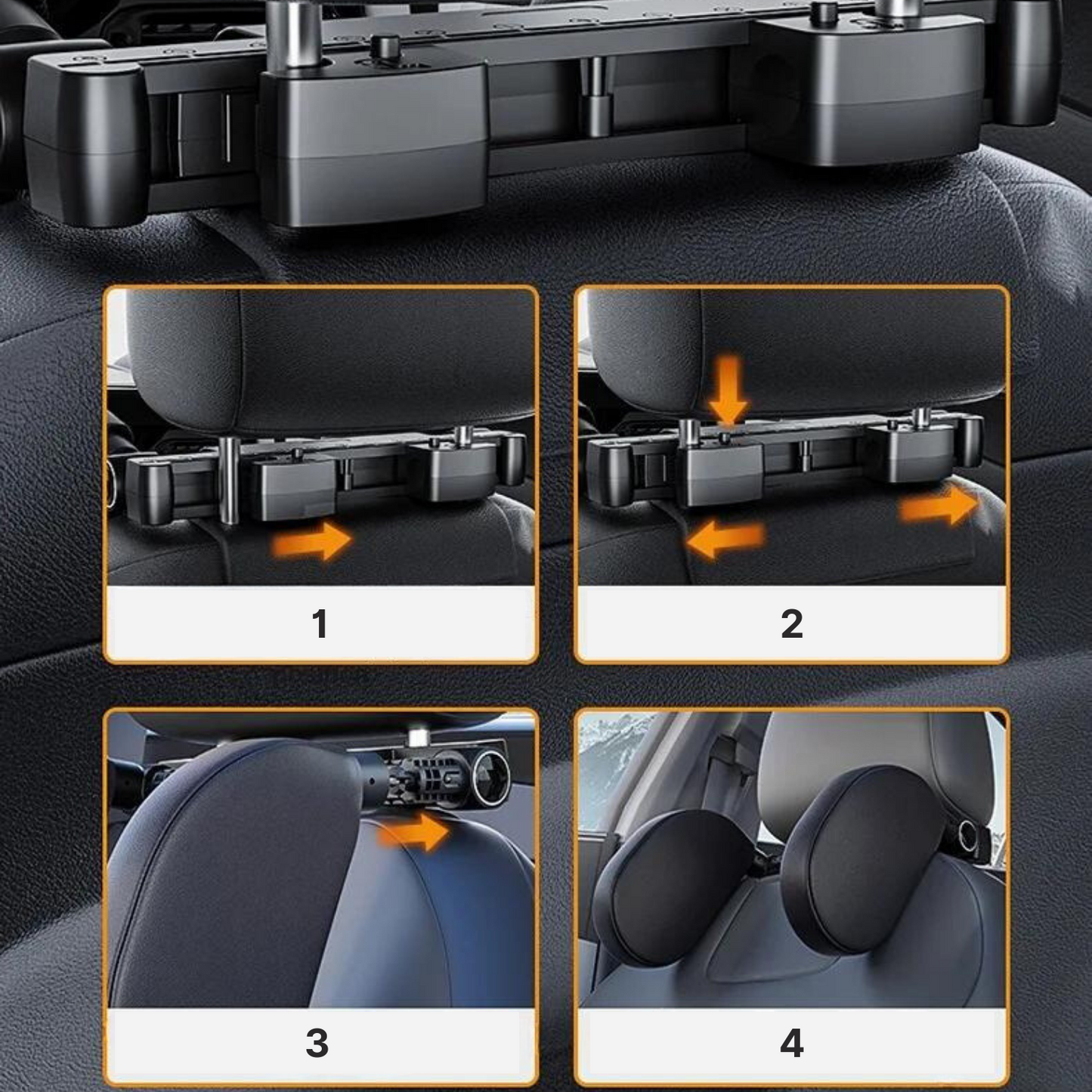 Verstellbare Nackenstütze fürs Auto - entspannt unterwegs