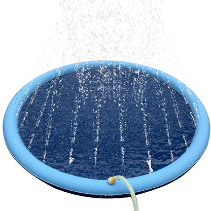 170 * 170cm aufblasbare Wassersprühmatte mit Sprinkler Funktion